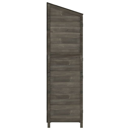 Geräteschuppen 55X52X174,5 Cm Massivholz Tanne