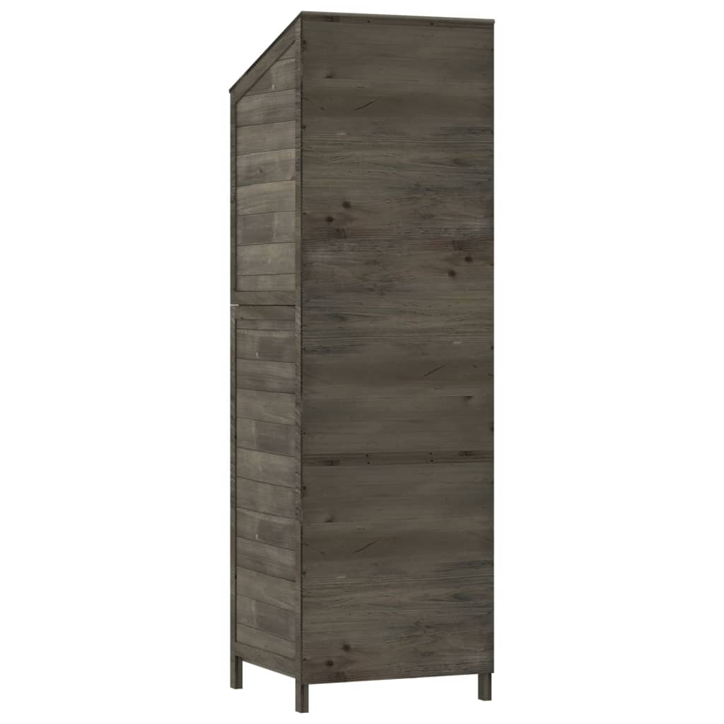 Geräteschuppen 55X52X174,5 Cm Massivholz Tanne