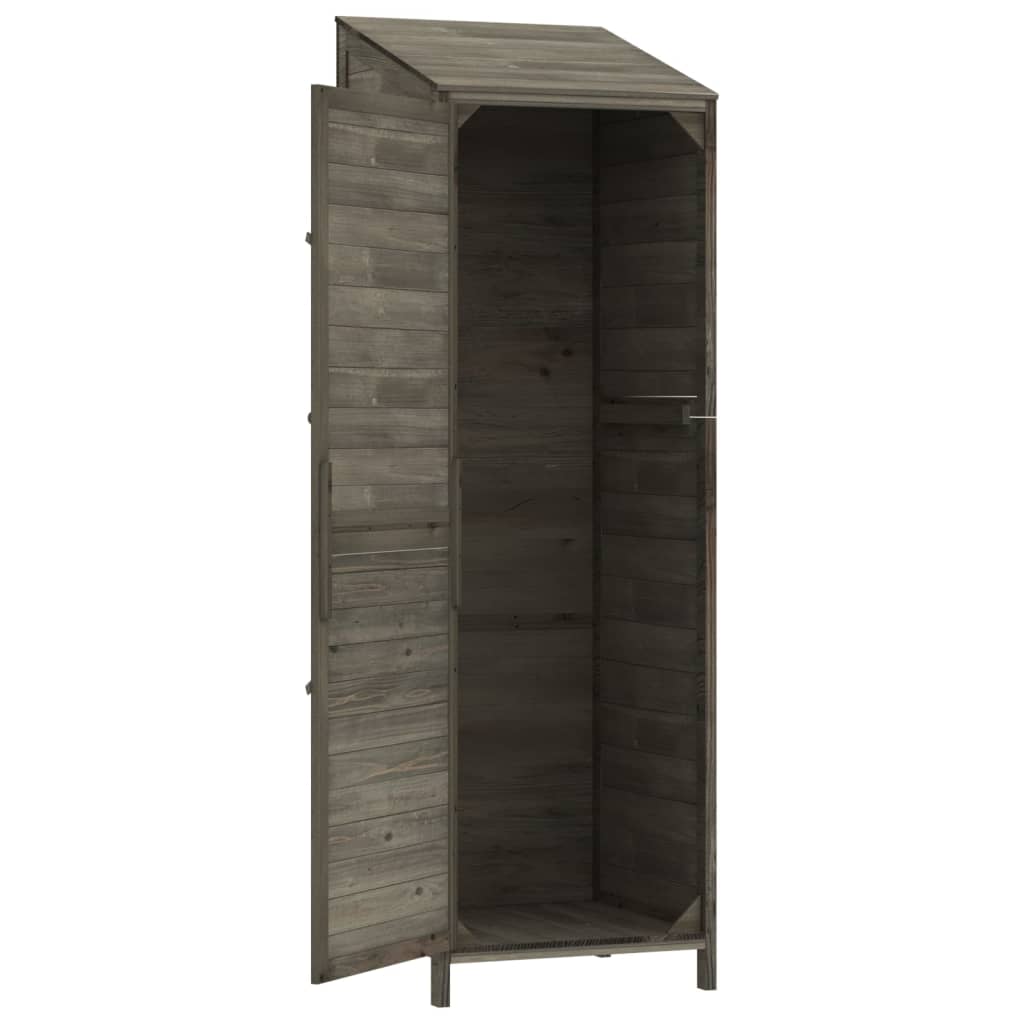 Geräteschuppen 55X52X174,5 Cm Massivholz Tanne