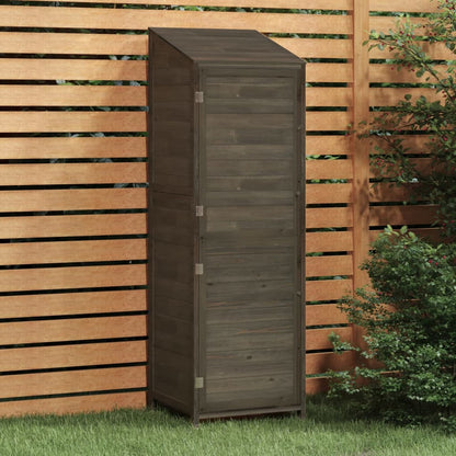 Geräteschuppen 55X52X174,5 Cm Massivholz Tanne