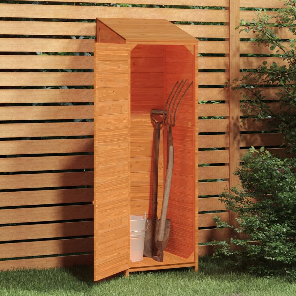 Geräteschuppen 55X52X174,5 Cm Massivholz Tanne
