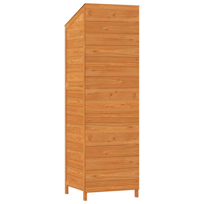 Geräteschuppen 55X52X174,5 Cm Massivholz Tanne