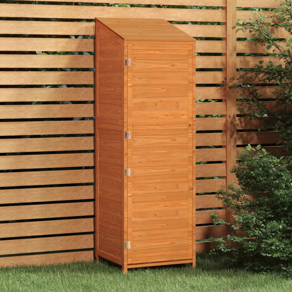 Geräteschuppen 55X52X174,5 Cm Massivholz Tanne