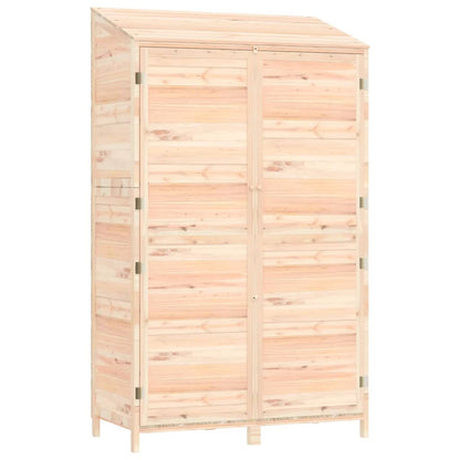 Geräteschuppen 102X52X174,5 Cm Massivholz Tanne