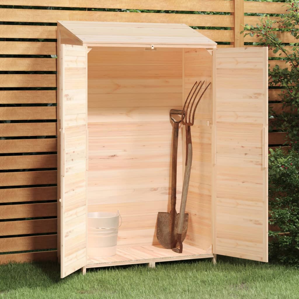 Geräteschuppen 102X52X174,5 Cm Massivholz Tanne