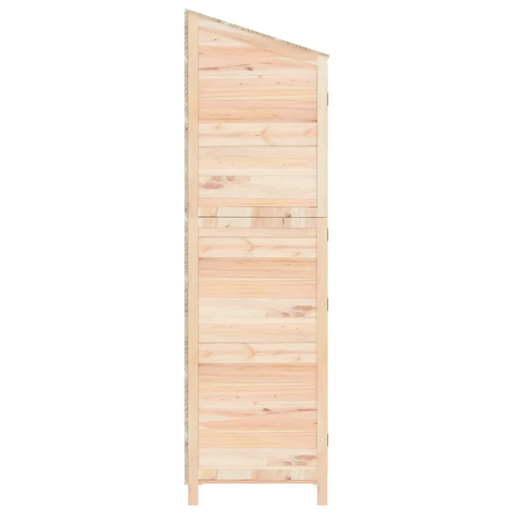 Geräteschuppen 102X52X174,5 Cm Massivholz Tanne
