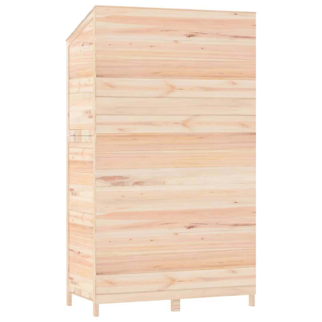 Geräteschuppen 102X52X174,5 Cm Massivholz Tanne