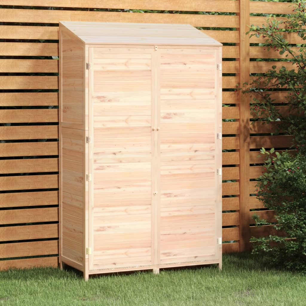 Geräteschuppen 102X52X174,5 Cm Massivholz Tanne