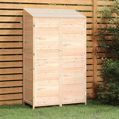 Geräteschuppen 102X52X174,5 Cm Massivholz Tanne