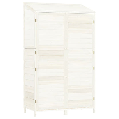 Geräteschuppen 102X52X174,5 Cm Massivholz Tanne