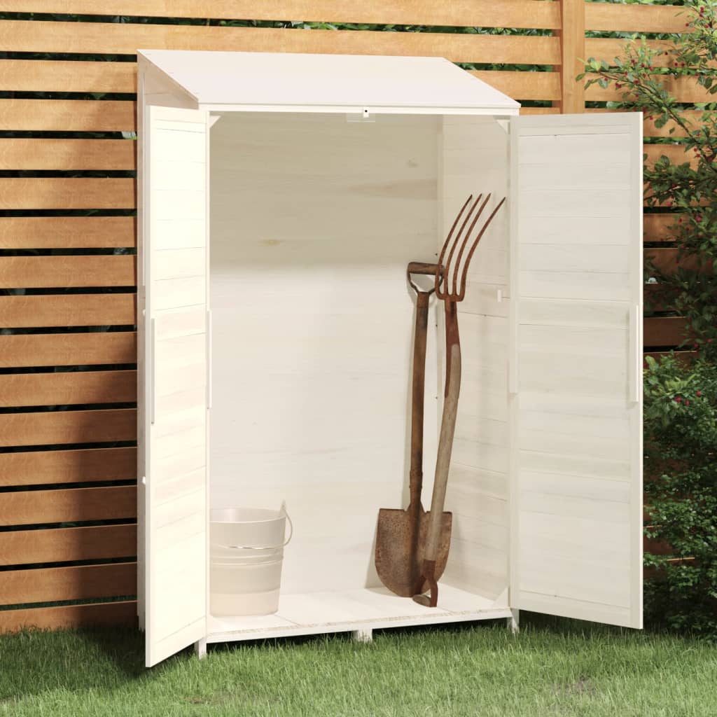 Geräteschuppen 102X52X174,5 Cm Massivholz Tanne