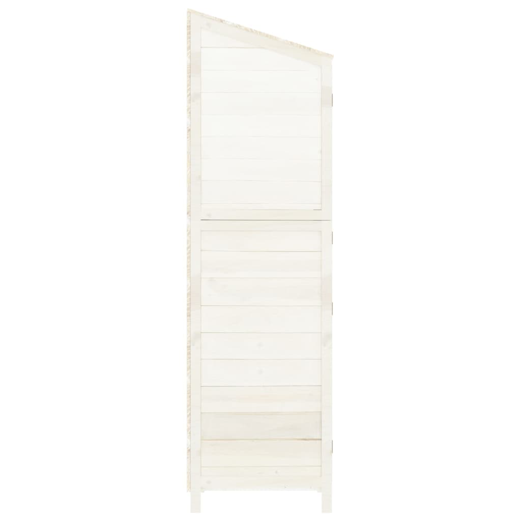Geräteschuppen 102X52X174,5 Cm Massivholz Tanne