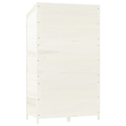 Geräteschuppen 102X52X174,5 Cm Massivholz Tanne