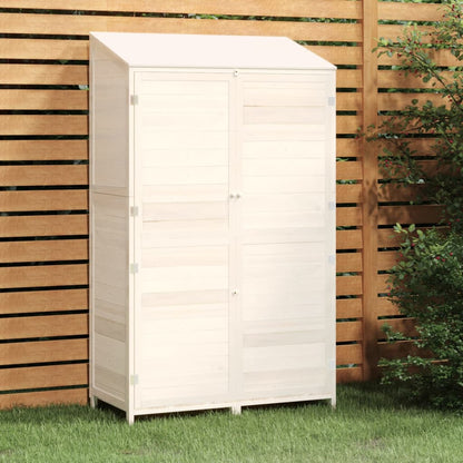 Geräteschuppen 102X52X174,5 Cm Massivholz Tanne