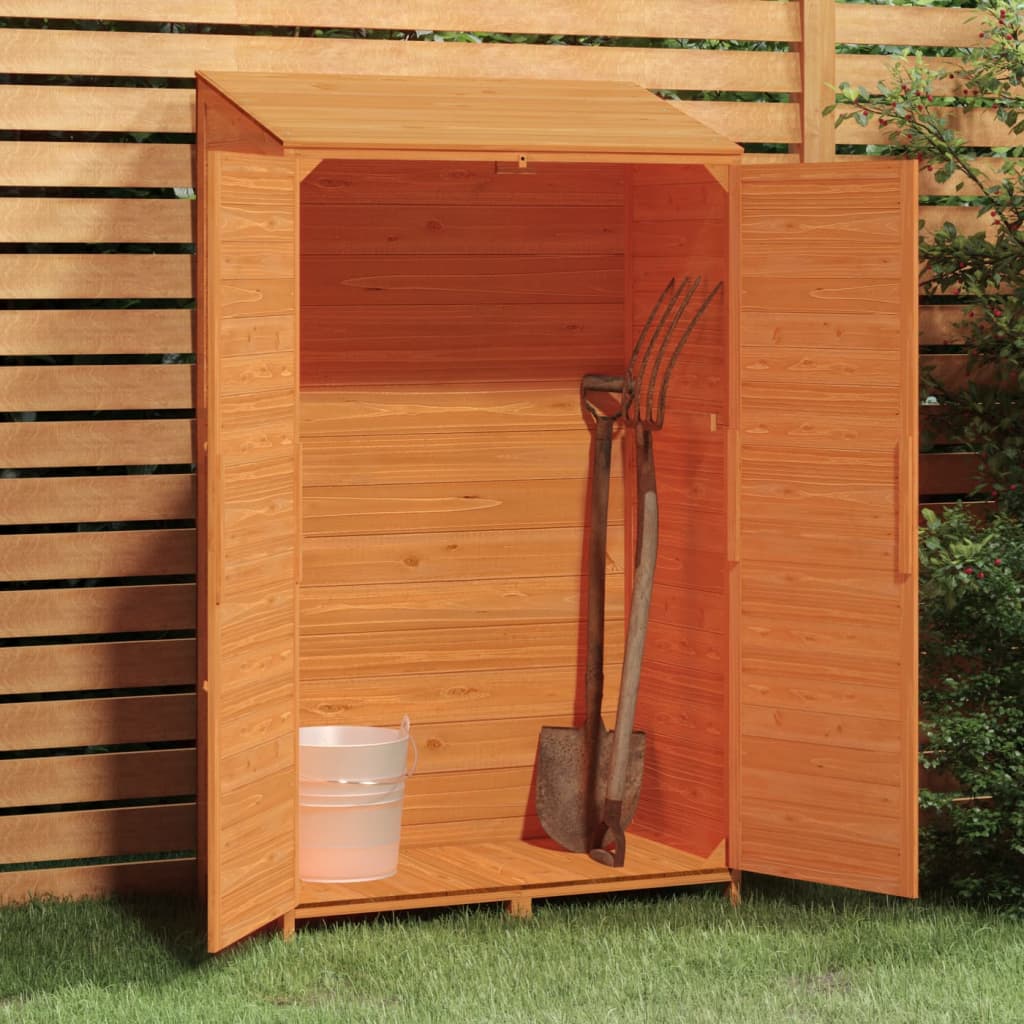 Geräteschuppen 102X52X174,5 Cm Massivholz Tanne
