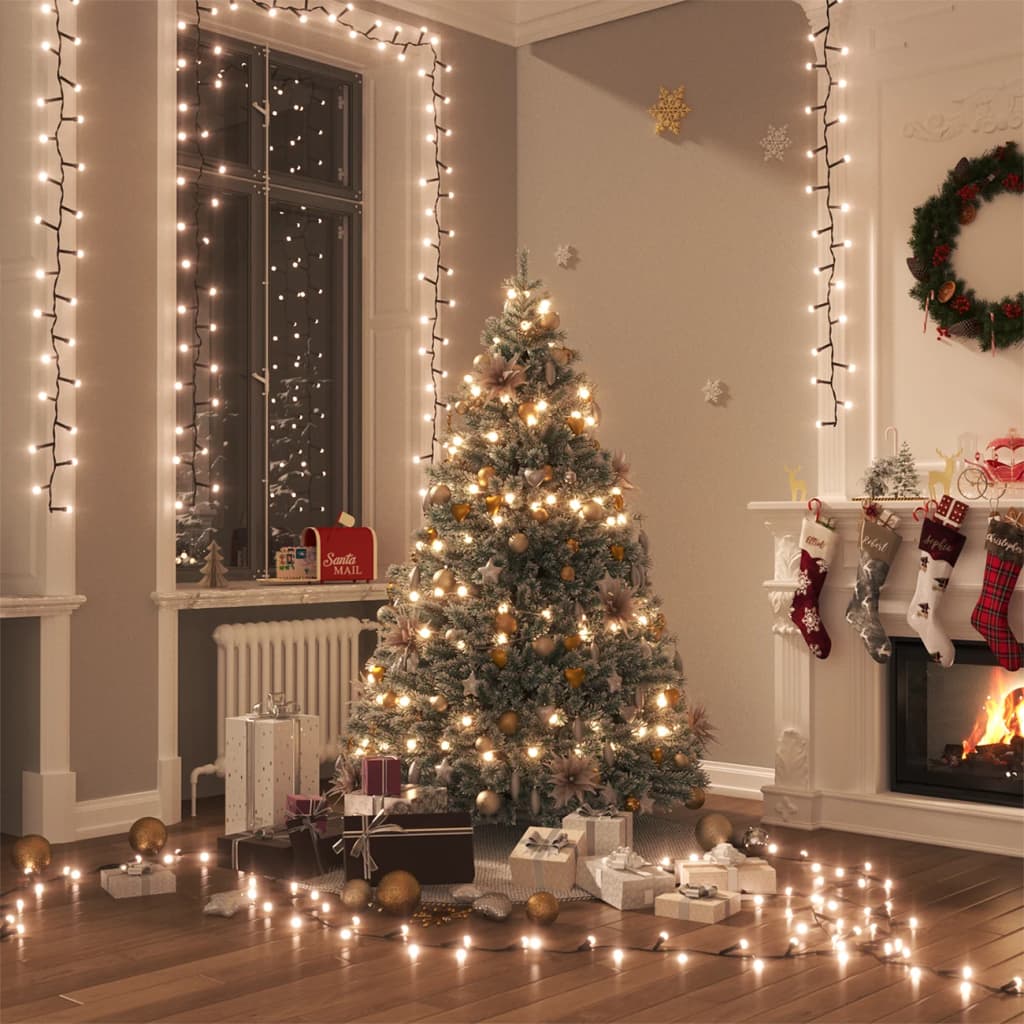 Led-Lichterkette Mit 3000 Leds Warmweiß 65 M Pvc