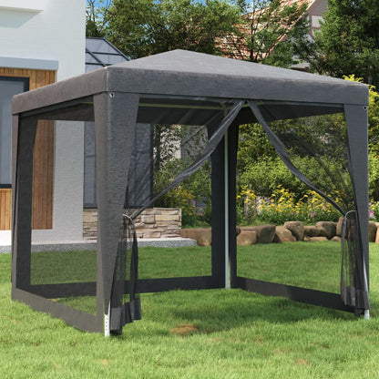 Partyzelt Mit 10 Mesh-Seitenteilen 6X4 M Hdpe