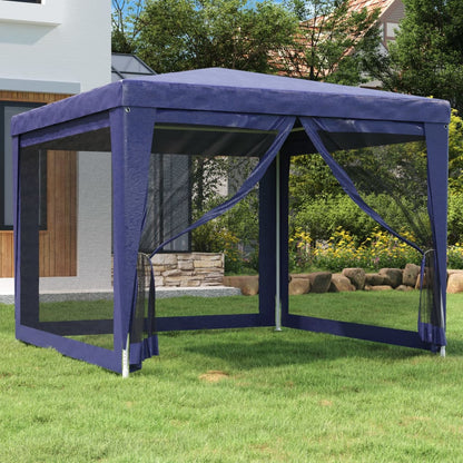 Partyzelt Mit 10 Mesh-Seitenteilen 6X4 M Hdpe