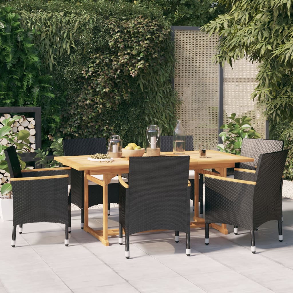 7-Tlg. Garten-Essgruppe Mit Kissen