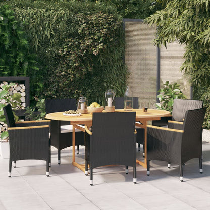 7-Tlg. Garten-Essgruppe Mit Kissen