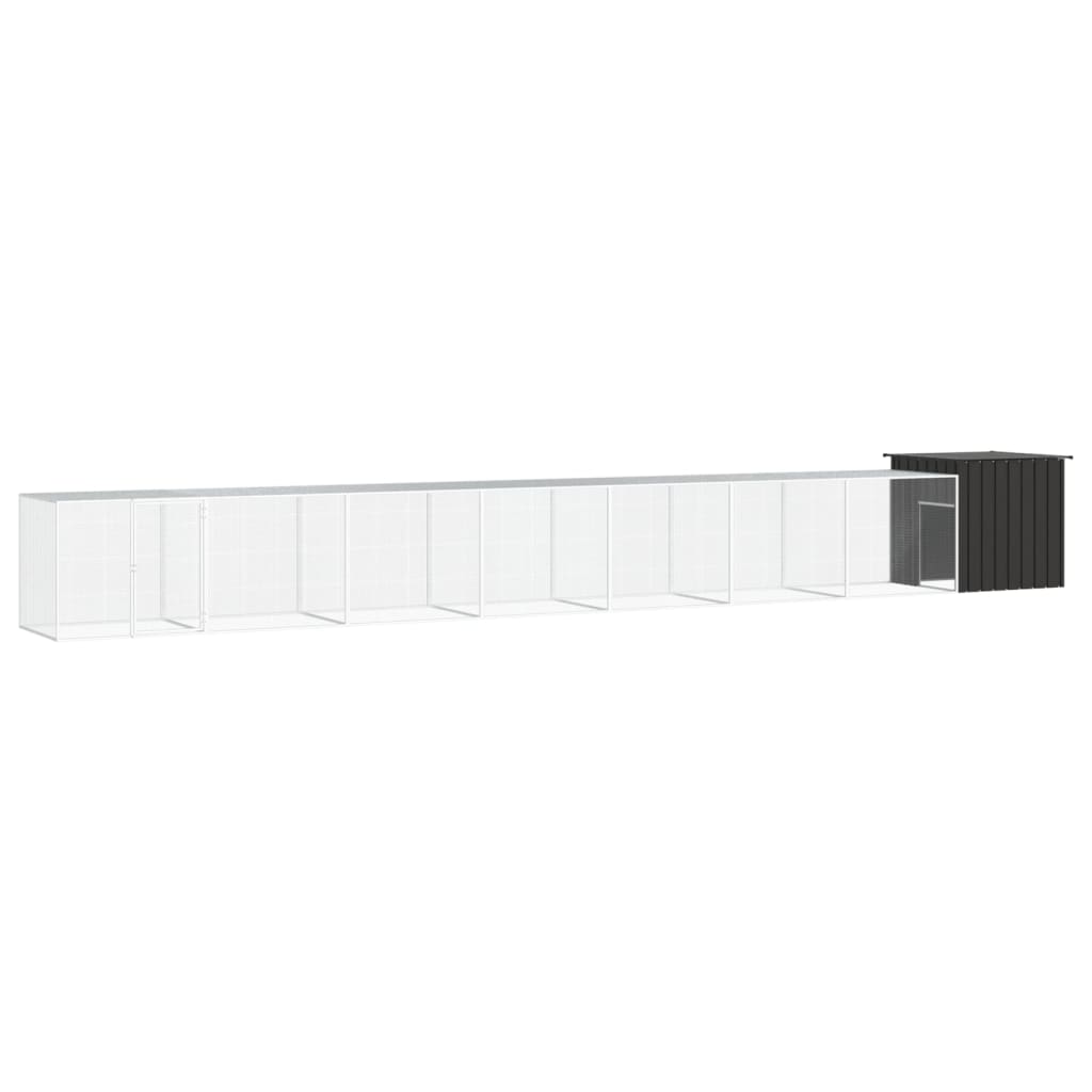 Hühnerkäfig 700X91X100 Cm Verzinkter Stahl