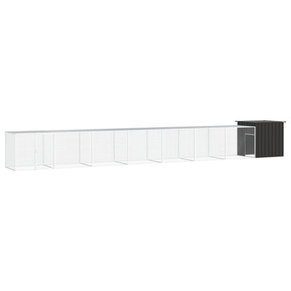 Hühnerkäfig 300X91X100 Cm Verzinkter Stahl
