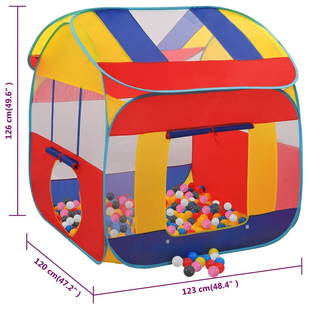 Spielzelt Mit 550 Bällen 123X120X126 Cm