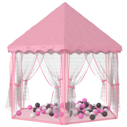 Prinzessin-Spielzelt Mit 250 Bällen Rosa 133X140 Cm