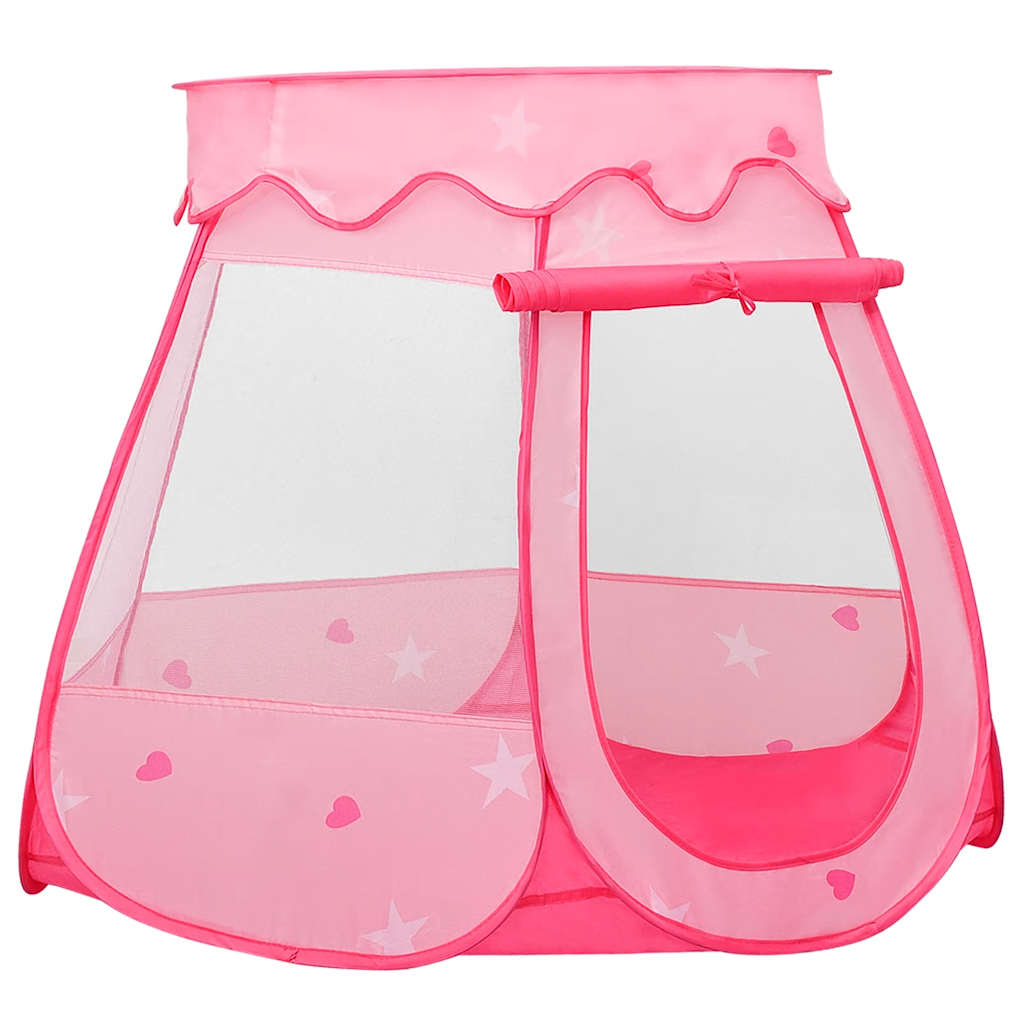 Kinder-Spielzelt Mit 250 Bällen Rosa 102X102X82 Cm