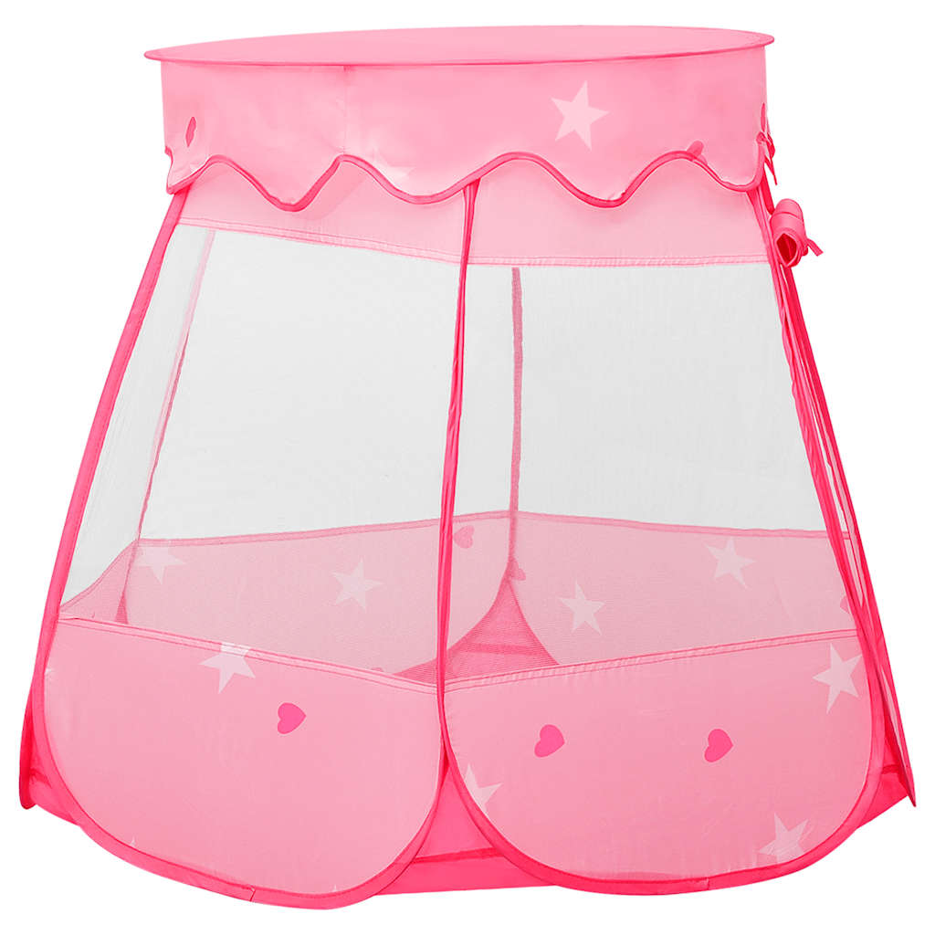 Kinder-Spielzelt Mit 250 Bällen Rosa 102X102X82 Cm