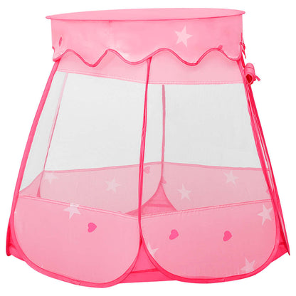 Kinder-Spielzelt Mit 250 Bällen Rosa 102X102X82 Cm