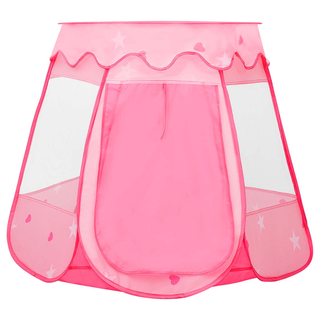 Kinder-Spielzelt Mit 250 Bällen Rosa 102X102X82 Cm