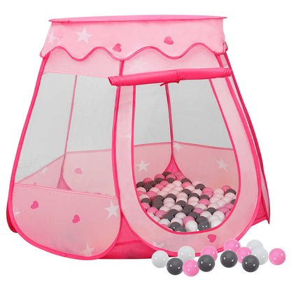Kinder-Spielzelt Mit 250 Bällen Rosa 102X102X82 Cm