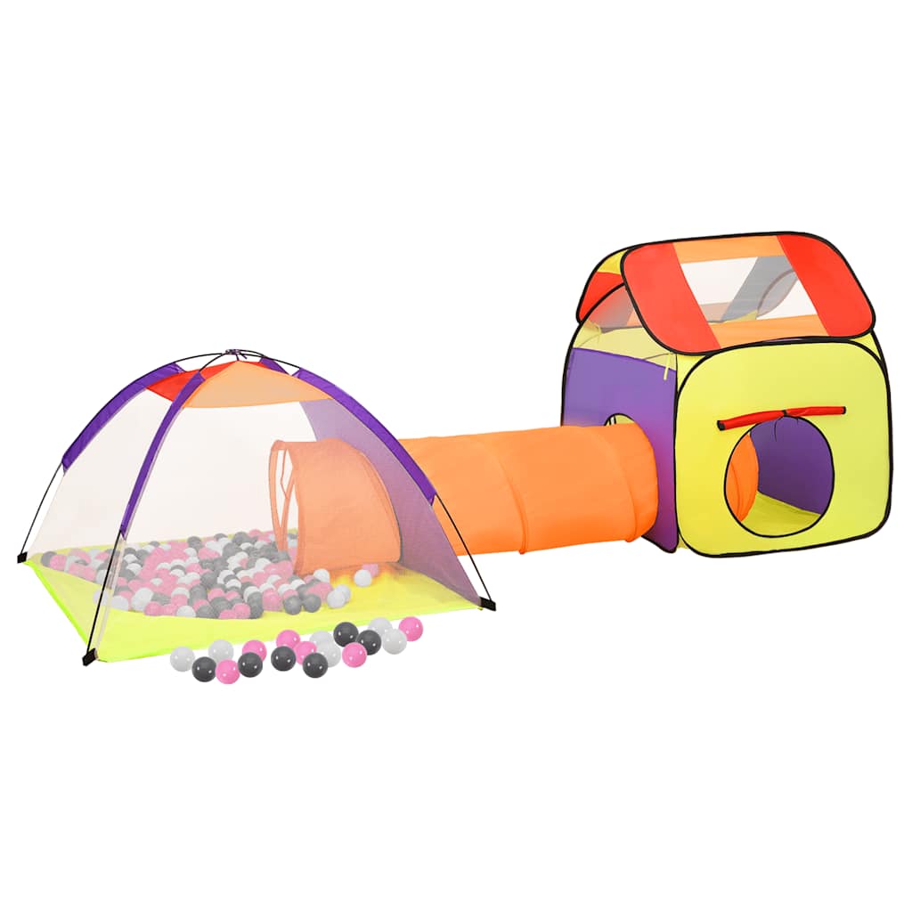 Spielzelt Mit 250 Bällen Mehrfarbig 338X123X111 Cm