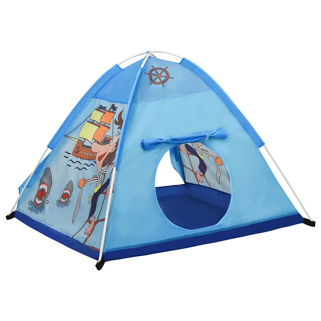Spielzelt Mit 250 Bällen Blau 120X120X90 Cm
