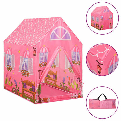 Kinder-Spielzelt Mit 250 Bällen Rosa 69X94X104 Cm