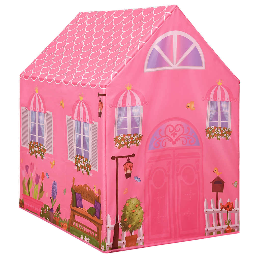 Kinder-Spielzelt Mit 250 Bällen Rosa 69X94X104 Cm