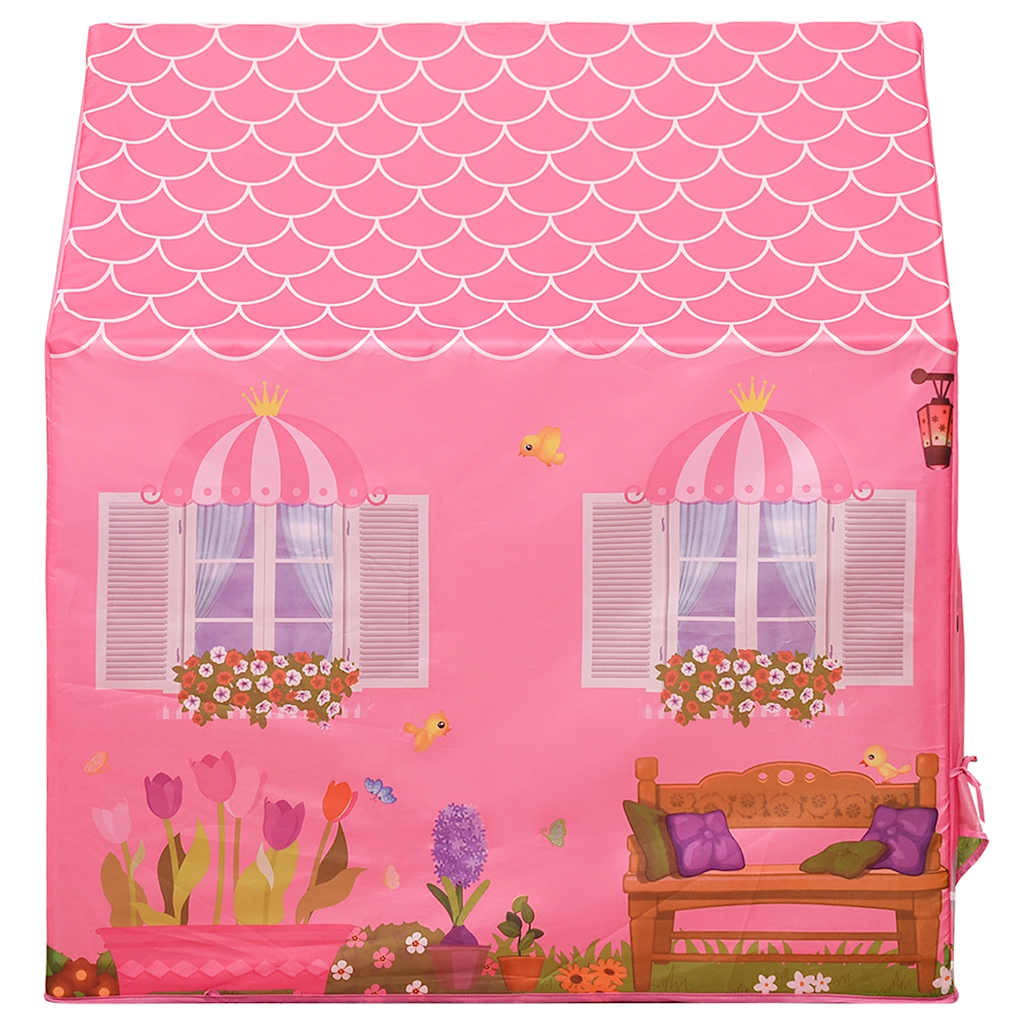 Kinder-Spielzelt Mit 250 Bällen Rosa 69X94X104 Cm