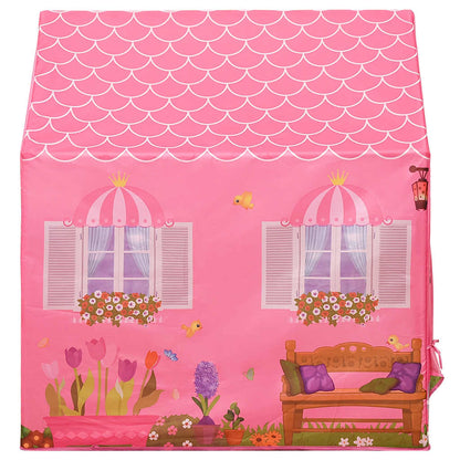 Kinder-Spielzelt Mit 250 Bällen Rosa 69X94X104 Cm