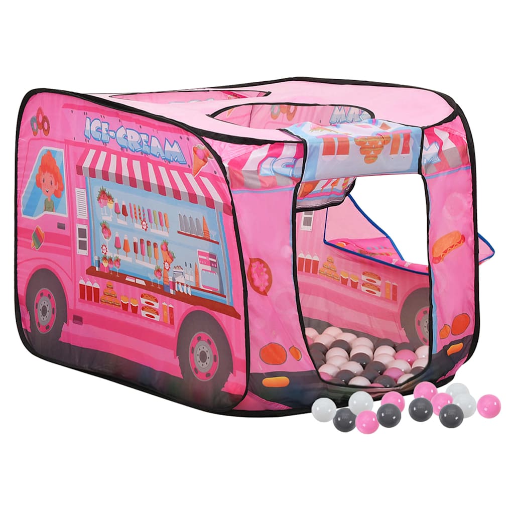 Kinder-Spielzelt Mit 250 Bällen Rosa 70X112X70 Cm