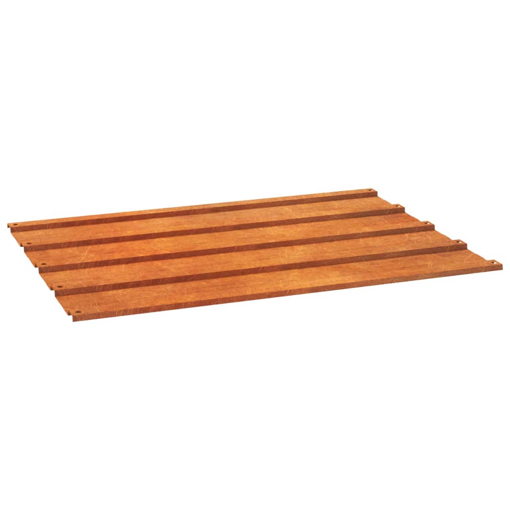 Dachplatten 12 Stk. Rostig Cortenstahl