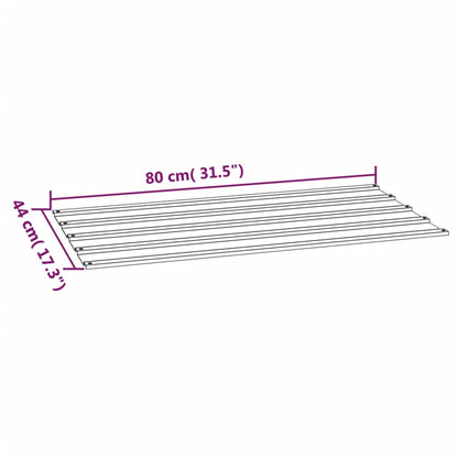 Dachplatten 12 Stk. Rostig Cortenstahl