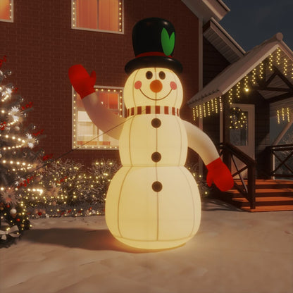 Aufblasbarer Schneemann Mit Leds