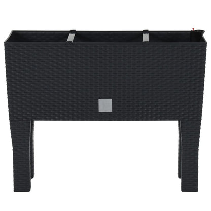 Hochbeet Anthrazit 60X25X46 Cm Pp-Rattan