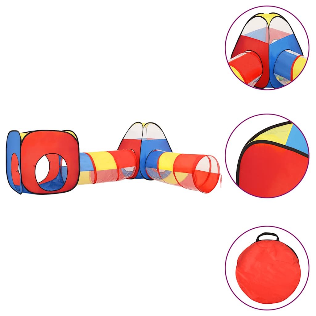 Kinder-Spielzelt Mehrfarbig 190X264X90 Cm