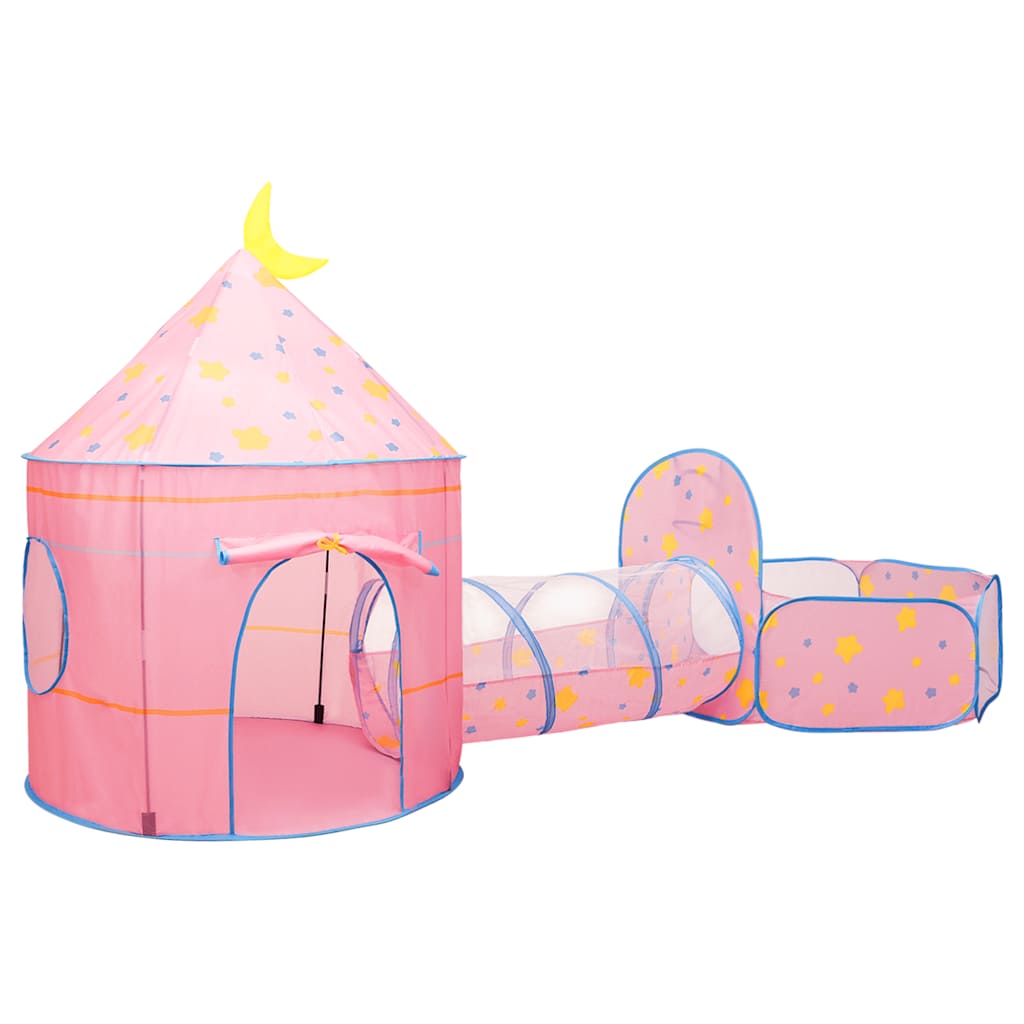 Spielzelt Für Kinder Rosa 301X120X128 Cm