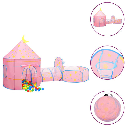 Spielzelt Für Kinder Rosa 301X120X128 Cm