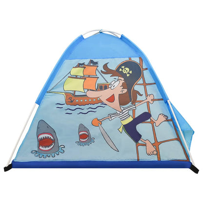 Spielzelt Für Kinder Blau 120X120X90 Cm Mosaikfarbe