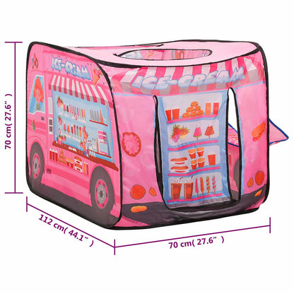 Spielzelt Für Kinder Rosa 70X112X70 Cm