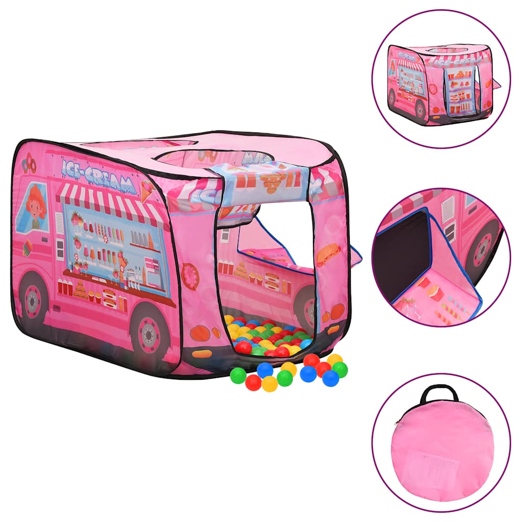 Spielzelt Für Kinder Rosa 70X112X70 Cm